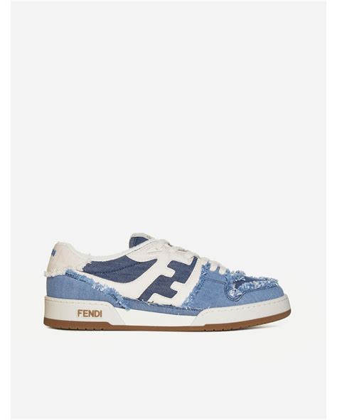 fashion sneaker fendi men shoes|fendi denim sneakers.